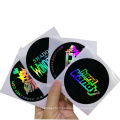 Custom Reflection Rainbow Holographic Stickers Label Laser Prismatic 3D Hologram Sticker